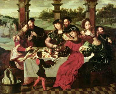 The Concert after the Meal by Ambrosius Benson